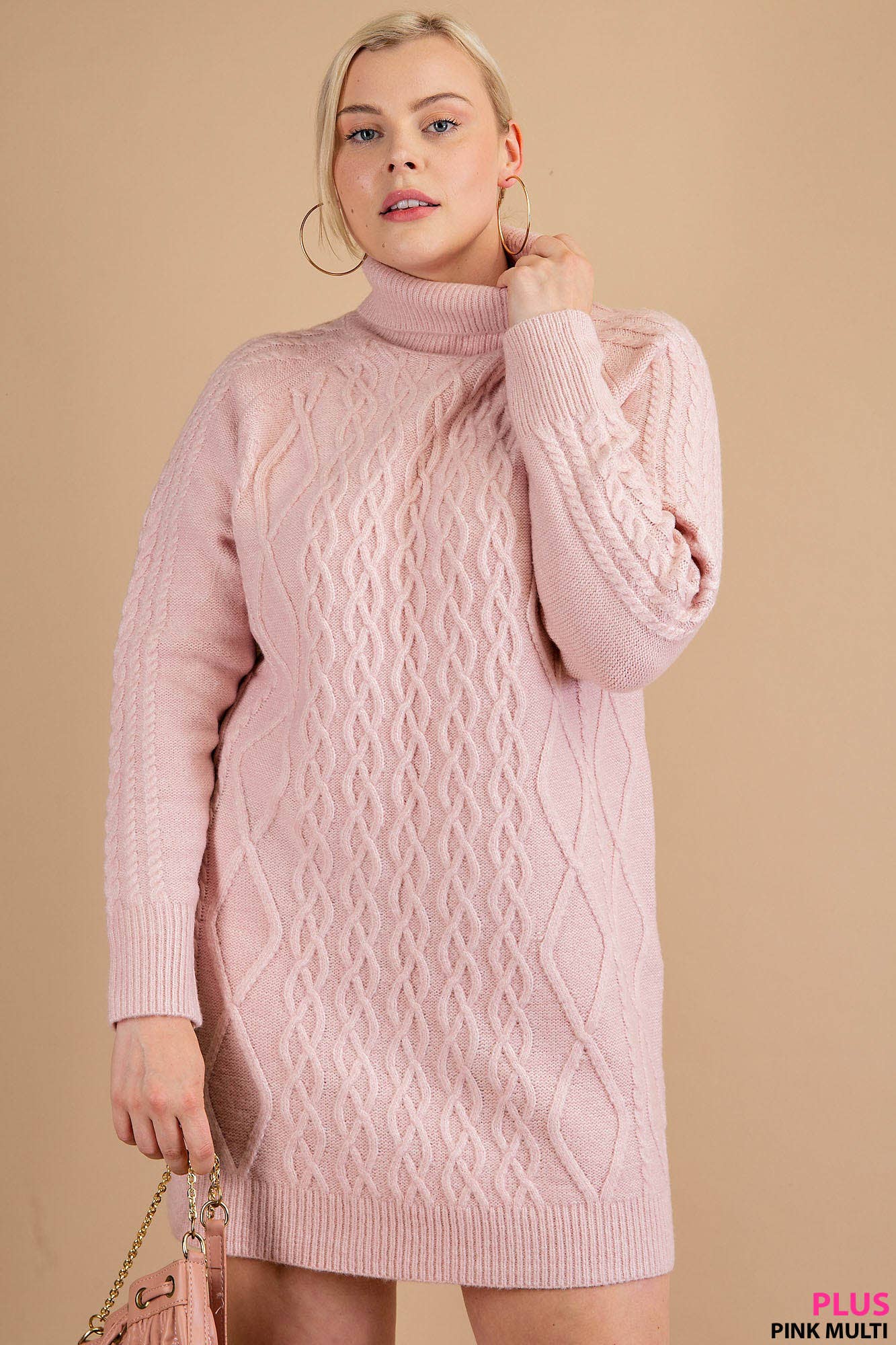 SOFT AND COZY LONG-SLEEVE SWEATER DRESS